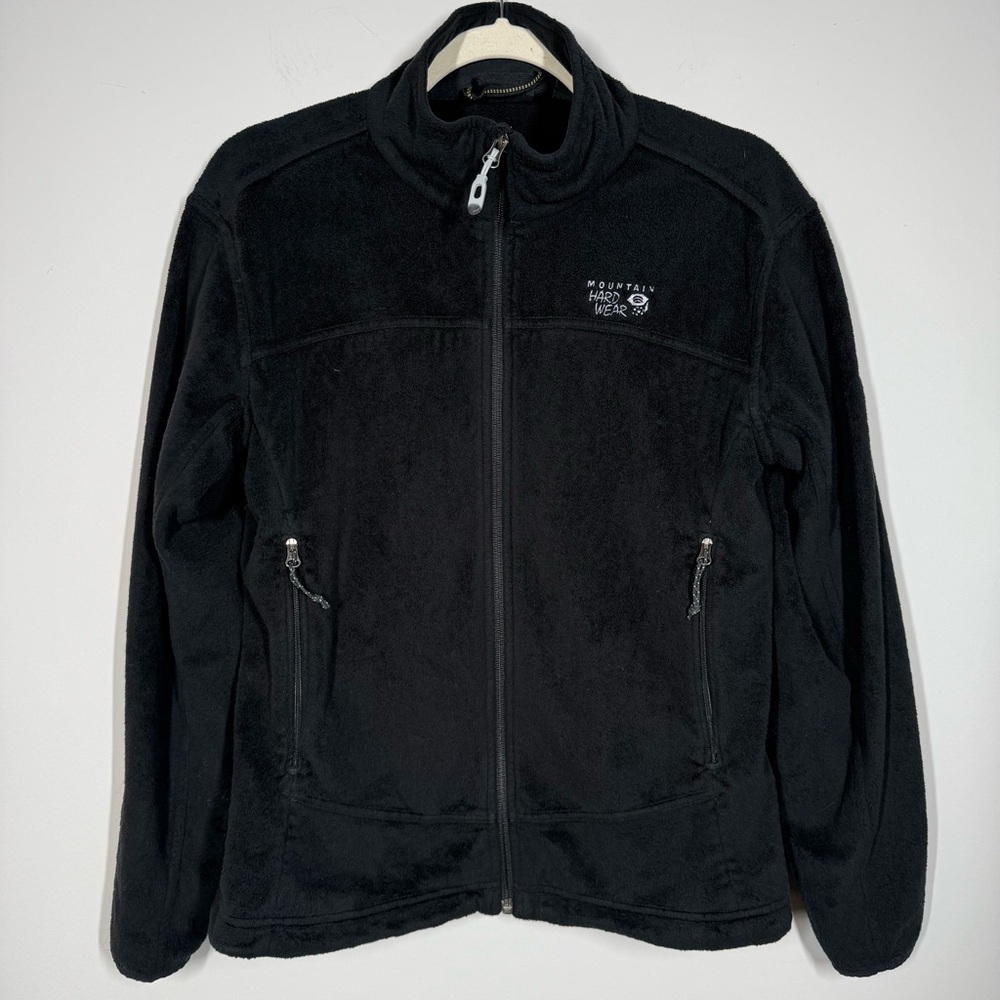 Mountain Hard Wear Women’s Black Full Zip Fleece Jacket M Warm Softshell